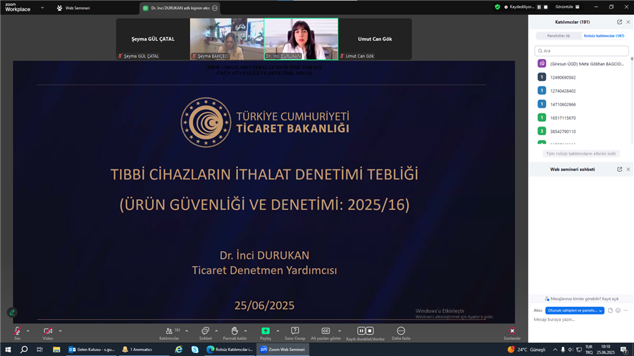 Tıbbi Cihazlar Hakkında Eğitim
